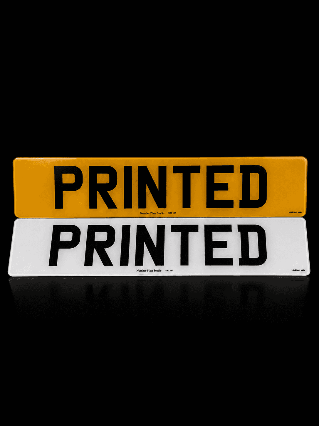 2D Number Plates