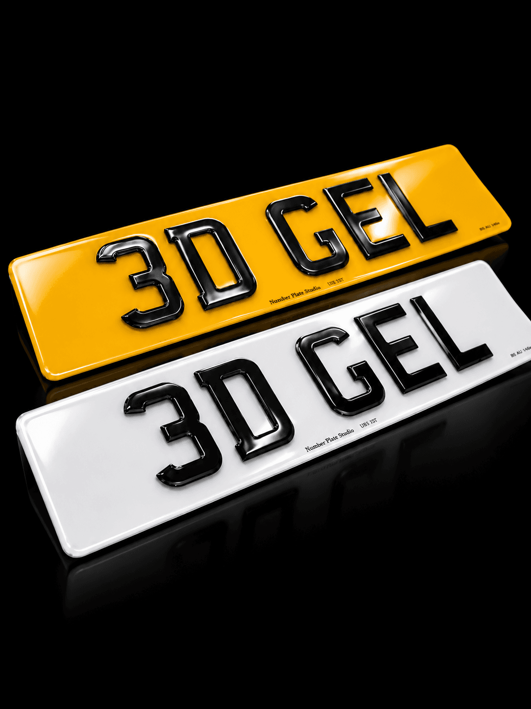 3D Gel Number Plates