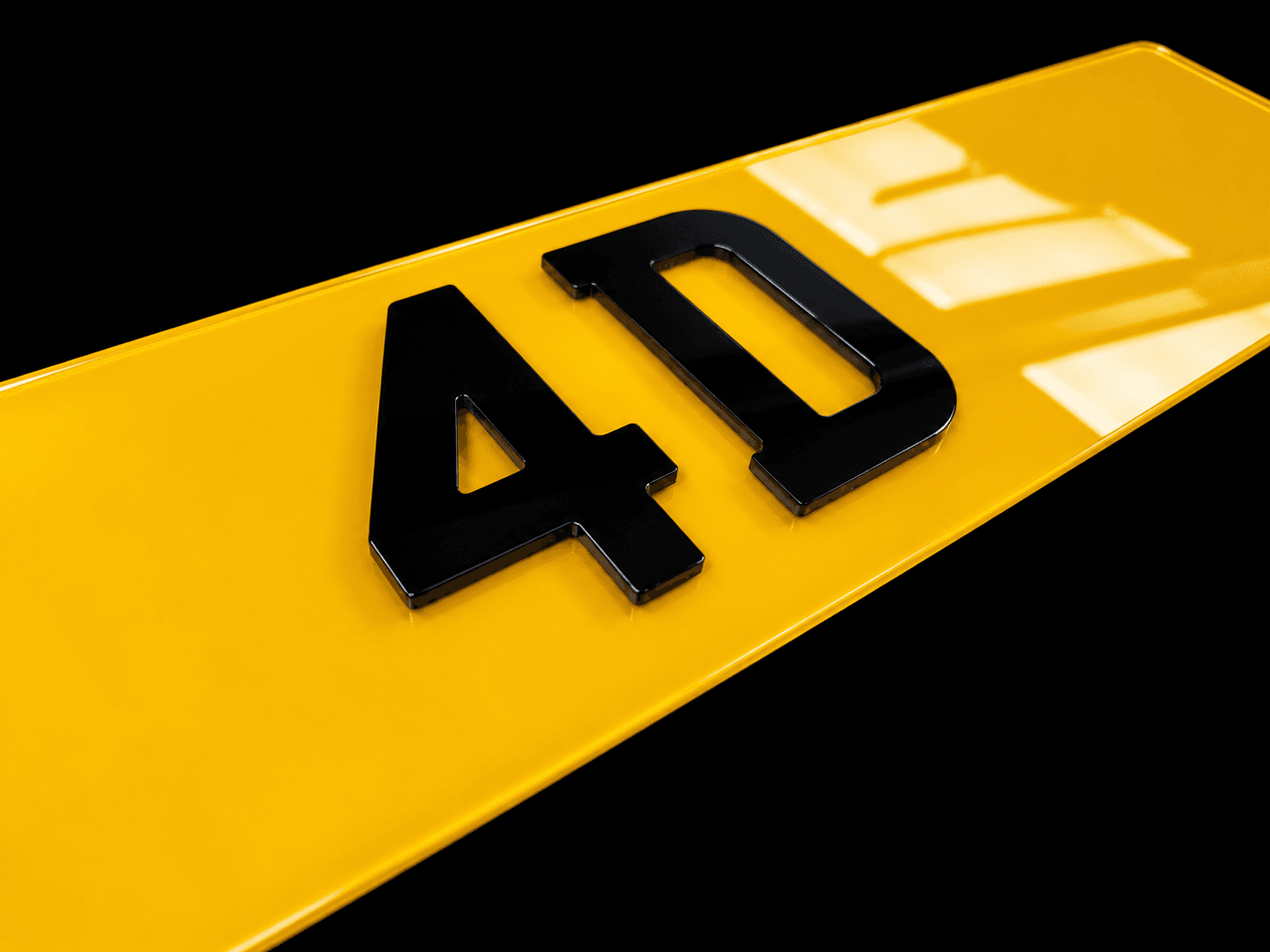 4D Number Plates