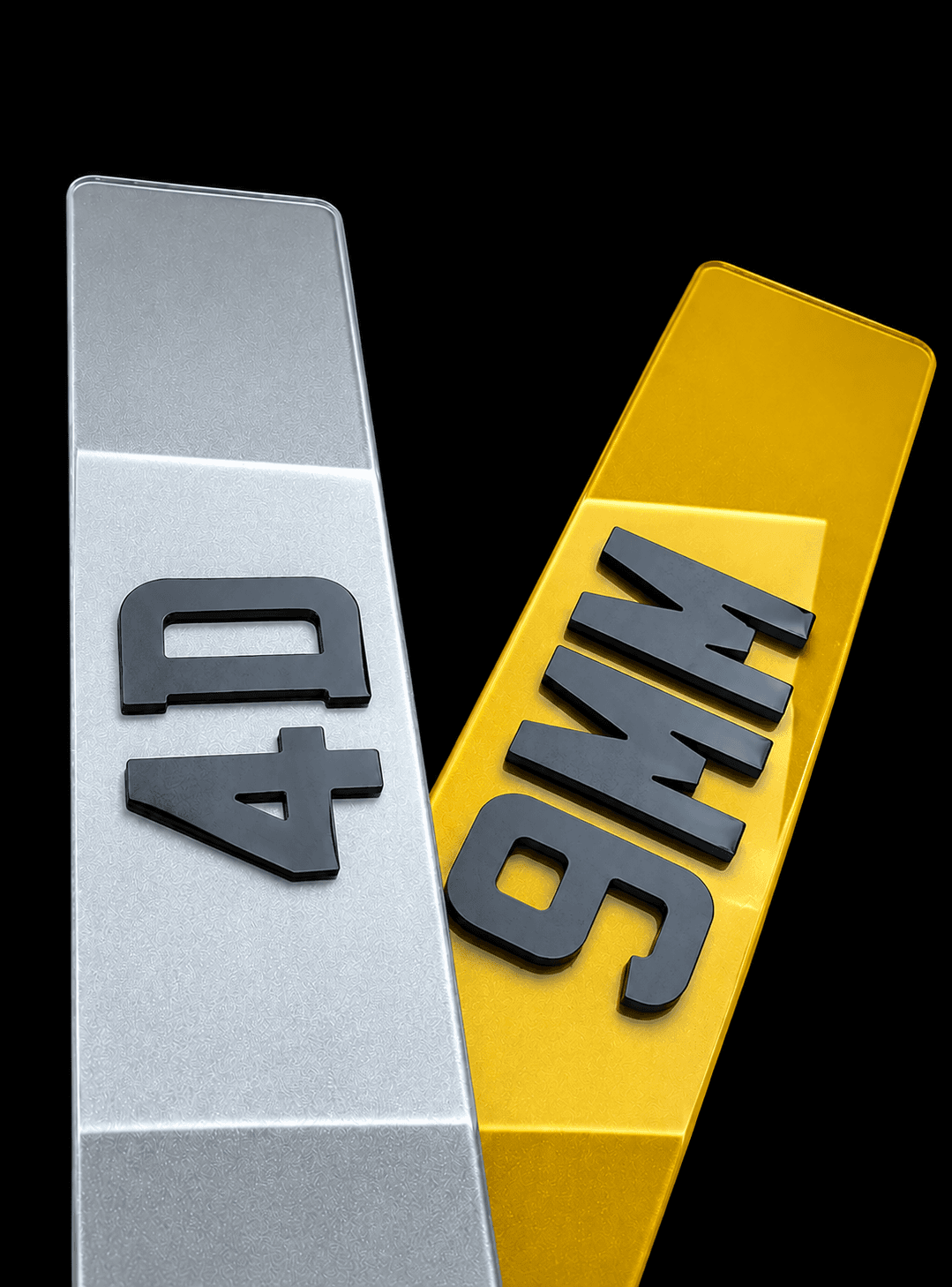 Triple 4D Number Plates